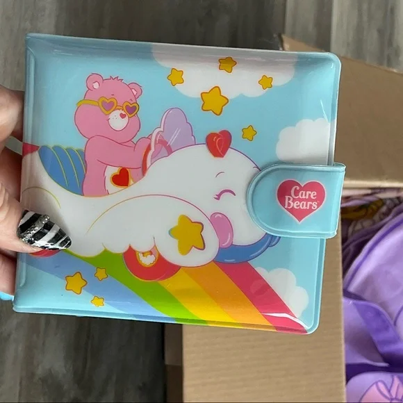 CARE BEARS CLOUDMOBILE PADDED NYLON SNAP WALLET - Picture 1 of 3